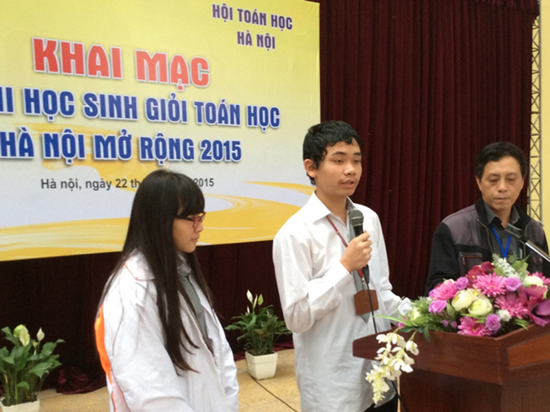 Khai mạc Kỳ thi Olympic Toán Hà Nội mở rộng